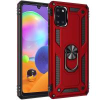 Чохол ударостійкий Serge Ring Samsung Galaxy A31 (Червоний) Чохол ударостійкий Serge Ring Samsung Galaxy A31 (Червоний)