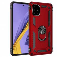 Чохол ударостійкий Serge Ring Samsung Galaxy A51 (Червоний) Чохол ударостійкий Serge Ring Samsung Galaxy A51 (Червоний)