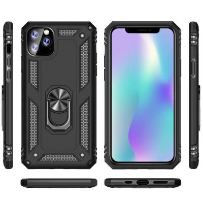 Чехол ударопрочный Serge Ring Apple Iphone 11 Pro (Черный) Чехол ударопрочный Serge Ring Apple Iphone 11 Pro (Черный)