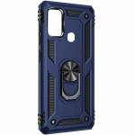 Чехол ударопрочный Serge Ring Samsung Galaxy M31 (Синий)