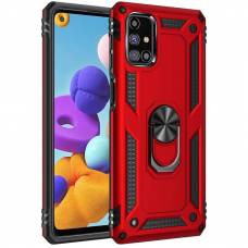 Чехол ударопрочный Serge Ring Samsung Galaxy M31S (Красный) Чехол ударопрочный Serge Ring Samsung Galaxy M31S (Красный)