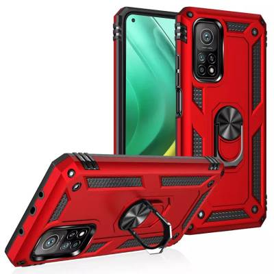 Чехол ударопрочный Serge Ring Xiaomi Mi 10T Pro (Красный) Чехол ударопрочный Serge Ring Xiaomi Mi 10T Pro (Красный)