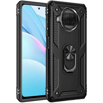 Чехол ударопрочный Serge Ring Xiaomi Mi 10T Lite (Черный)