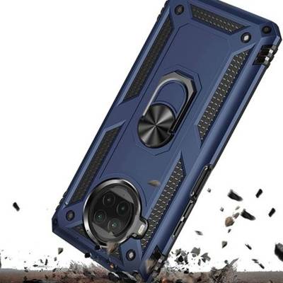 Чехол ударопрочный Serge Ring Xiaomi Mi 10T Lite (Синий) Чехол ударопрочный Serge Ring Xiaomi Mi 10T Lite (Синий)