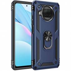 Чехол ударопрочный Serge Ring Xiaomi Mi 10T Lite (Синий)