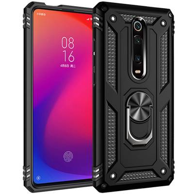 Чехол ударопрочный Serge Ring Xiaomi Mi 9T (Черный)