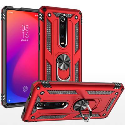 Чехол ударопрочный Serge Ring Xiaomi Mi 9T (Красный)