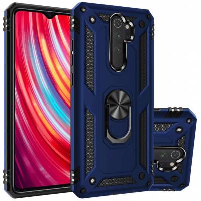 Чехол ударопрочный Serge Ring Xiaomi Redmi Note 8 Pro (Синий) Чехол ударопрочный Serge Ring Xiaomi Redmi Note 8 Pro (Синий)
