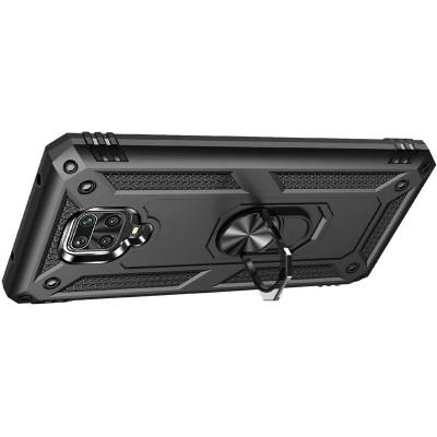 Чехол ударопрочный Serge Ring Xiaomi Redmi Note 9 Pro (Черный) Чехол ударопрочный Serge Ring Xiaomi Redmi Note 9 Pro (Черный)