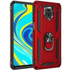 Чехол ударопрочный Serge Ring Xiaomi Redmi Note 9 Pro (Красный) Чехол ударопрочный Serge Ring Xiaomi Redmi Note 9 Pro (Красный)