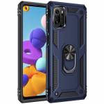 Чехол ударопрочный Serge Ring Xiaomi Poco F3 (Синий)