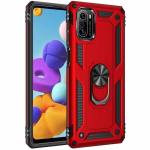 Чехол ударопрочный Serge Ring Xiaomi Poco F3 (Красный)
