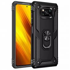 Чехол ударопрочный Serge Ring Xiaomi Poco X3 (Черный) Чехол ударопрочный Serge Ring Xiaomi Poco X3 (Черный)