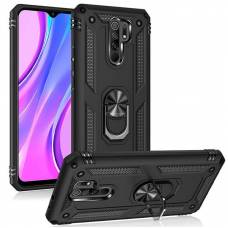 Чехол ударопрочный Serge Ring Xiaomi Redmi 9 (Черный) Чехол ударопрочный Serge Ring Xiaomi Redmi 9 (Черный)