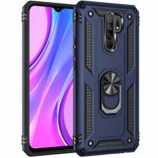 Чехол ударопрочный Serge Ring Xiaomi Redmi 9A (Синий) Чехол ударопрочный Serge Ring Xiaomi Redmi 9A (Синий)