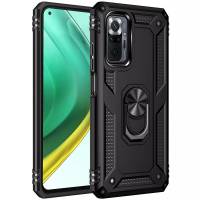 Чехол ударопрочный Serge Ring Xiaomi Redmi Note 10 Pro Max (Черный) Чехол ударопрочный Serge Ring Xiaomi Redmi Note 10 Pro Max (Черный)
