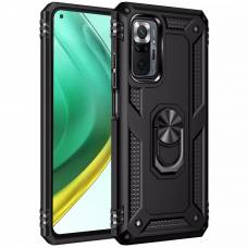 Чехол ударопрочный Serge Ring Xiaomi Redmi Note 10 Pro (Черный) Чехол ударопрочный Serge Ring Xiaomi Redmi Note 10 Pro (Черный)