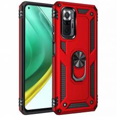 Чехол ударопрочный Serge Ring Xiaomi Redmi Note 10 Pro (Красный) Чехол ударопрочный Serge Ring Xiaomi Redmi Note 10 Pro (Красный)