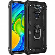 Чохол ударостійкий Serge Ring Xiaomi Redmi 10X (Чорний)