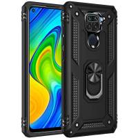 Чохол удароміцний Serge Ring Xiaomi Redmi Note 9 (Чорний) Чохол удароміцний Serge Ring Xiaomi Redmi Note 9 (Чорний)