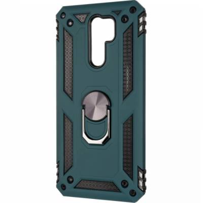 Чехол ударопрочный Serge Ring Xiaomi Redmi 9 (Темно зеленый)