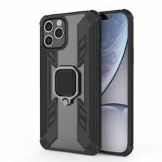 Чехол ударопрочный с магнитным держателем Apple iPhone 12 Pro Max (Черный)