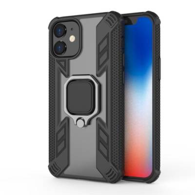 Чехол ударопрочный с магнитным держателем Apple iPhone 12 (Черный)