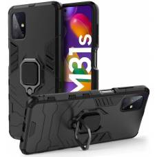 Чехол ударопрочный с магнитным держателем Samsung Galaxy M31S (Черный)