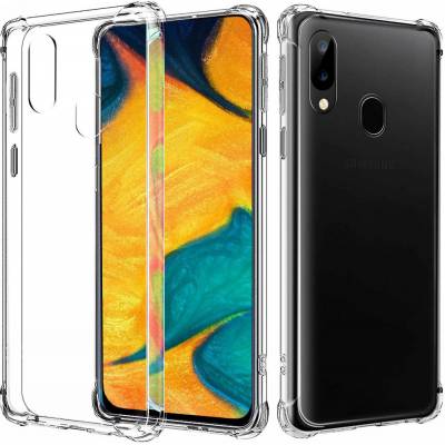 Чехол прозрачный с усиленными углами Samsung Galaxy A20