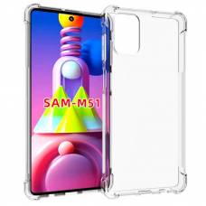 Чохол прозорий із посиленими кутами Samsung Galaxy M51 Чохол прозорий із посиленими кутами Samsung Galaxy M51