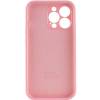 Чохол Silicone case Full Camera Apple iPhone 14 Pro Max Light Pink (Рожевий)