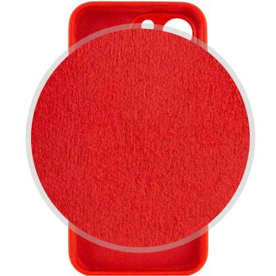 Чохол Silicone case Full Camera Apple iPhone 14 Pro Max Red (Червоний)