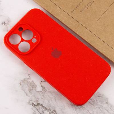 Чохол Silicone case Full Camera Apple iPhone 14 Pro Max Red (Червоний)