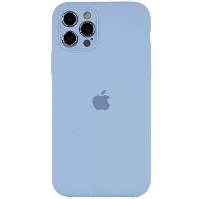 Чохол Silicone case Full Camera Apple iPhone 14 Pro Max Light Turquoise (Ніжно-голубий)
