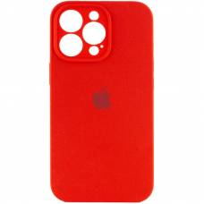 Чохол Silicone case Full Camera Apple iPhone 14 Pro Max Red (Червоний)