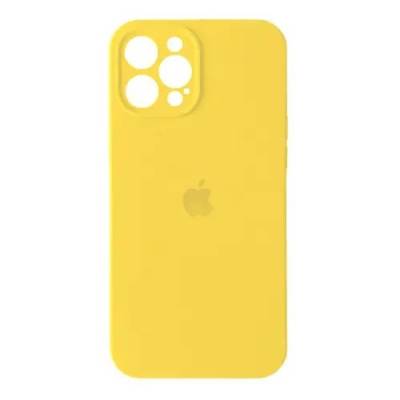 Чохол Silicone case Full Camera Apple iPhone 14 Pro Max Yellow (Жовтий)