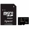Карта памяти  MicroSDHC Apacer 128Gb Class 10 R85 MB/s (адаптер SD)