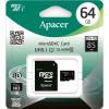 Карта пам'яті MicroSDHC Apacer 64Gb Class 10 R85 MB/s (SD-адаптер) Карта пам'яті MicroSDHC Apacer 64Gb Class 10 R85 MB/s (SD-адаптер)
