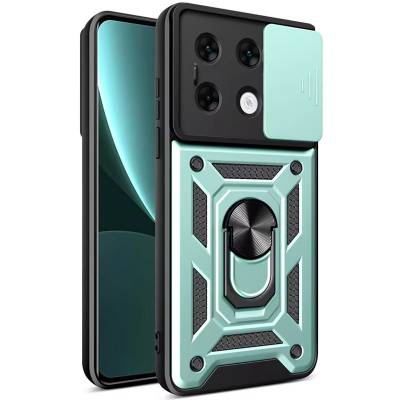 Чехол ударопрочный Serge Ring Camshield Xiaomi Redmi Note 13 4G (Зеленый)