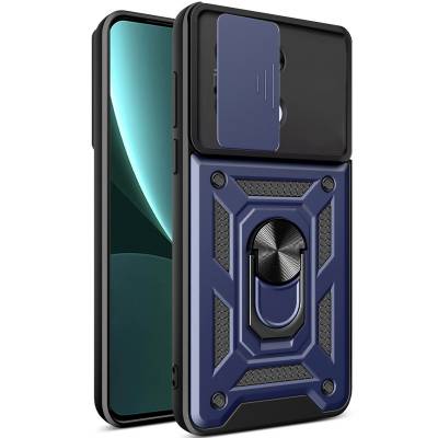 Чохол удароміцний Serge Ring Camshield з магнітним утримувачем Xiaomi Redmi Note 13 4G (Синій) Чохол удароміцний Serge Ring Camshield з магнітним утримувачем Xiaomi Redmi Note 13 4G (Синій)