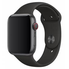 Ремешок силиконовый Sport Band Apple Watch 38/40/41 mm (Black) Ремешок силиконовый Sport Band Apple Watch 38/40/41 mm (Black)
