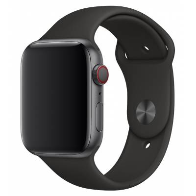 Ремешок силиконовый Sport Band Apple Watch 38/40/41 mm (Black)