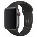 Ремешок силиконовый Sport Band Apple Watch 42/44/45 mm (Black)