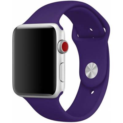 Ремешок силиконовый Sport Band Apple Watch 42/44/45 mm (Ultraviolet)
