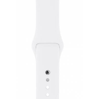 Ремешок силиконовый Sport Band Apple Watch 42/44/45 mm (White) Ремешок силиконовый Sport Band Apple Watch 42/44/45 mm (White)