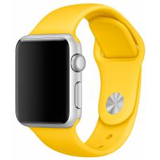 Ремешок силиконовый Sport Band Apple Watch 38/40/41 mm (Yellow) Ремешок силиконовый Sport Band Apple Watch 38/40/41 mm (Yellow)