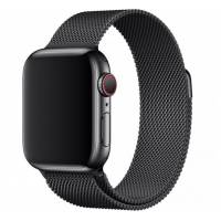 Ремешок Milanese Loop Apple Watch 38/40/41 mm (Black)