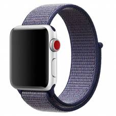 Ремешок Nylon для Apple watch 38/40/41mm (Синий / Midnight blue) Ремешок Nylon для Apple watch 38/40/41mm (Синий / Midnight blue)