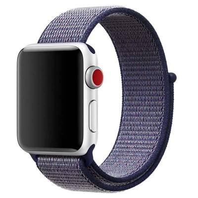 Ремінець Nylon для Apple watch 42/44/45mm (Синій / Midnight blue)