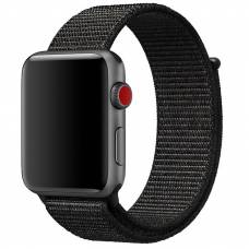Ремешок Nylon для Apple watch 38/40/41mm (Черный / Black)